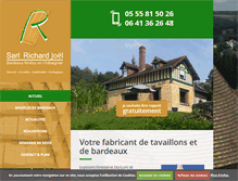 Tablet Screenshot of bardeauxfendus-richard.com